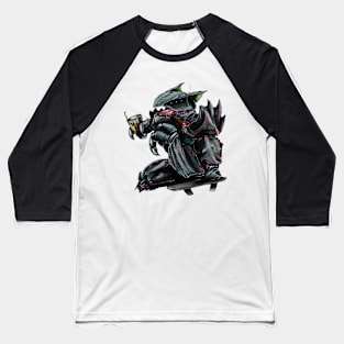 Alien Boss comics style Baseball T-Shirt